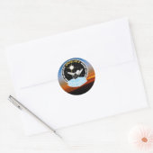 Nasa SkyLab Runder Aufkleber (Umschlag)