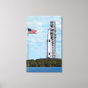 NASA SLS Space Launch System Raketenstartplatz Leinwanddruck