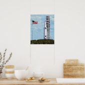 NASA SLS Space Launch System Raketenstartplatz Poster (Küche)