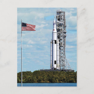 NASA SLS Space Launch System Raketenstartplatz Postkarte