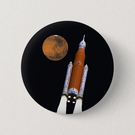 NASA SLS Weltraumstartsystem Button (Vorderseite)