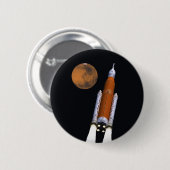 NASA SLS Weltraumstartsystem Button (Vorne & Hinten)
