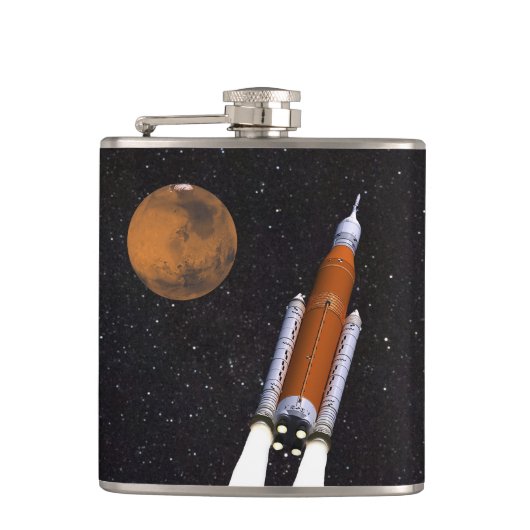 NASA SLS Weltraumstartsystem Flachmann (Vorderseite)