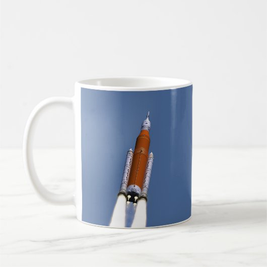 NASA SLS Weltraumstartsystem Kaffeetasse (Links)