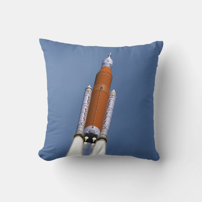 NASA SLS Weltraumstartsystem Kissen (Vorderseite)