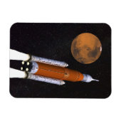 NASA SLS Weltraumstartsystem Magnet (Horizontal)