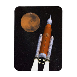 NASA SLS Weltraumstartsystem Magnet