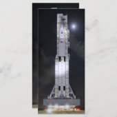 NASA SLS Weltraumstartsystem Menükarte (Vorne/Hinten)