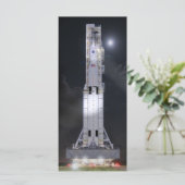 NASA SLS Weltraumstartsystem Menükarte (Stehend Vorderseite)