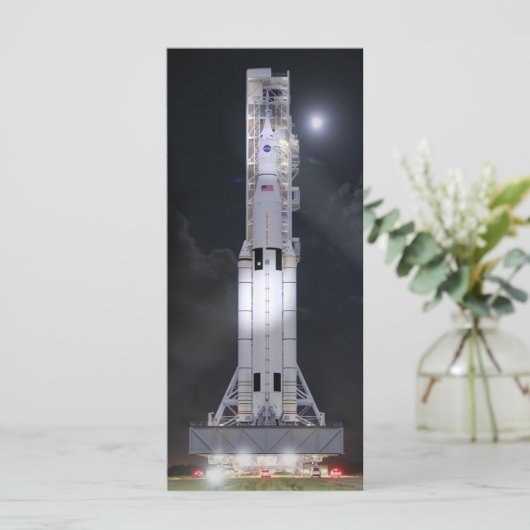 NASA SLS Weltraumstartsystem Menükarte (Stehend Vorderseite)