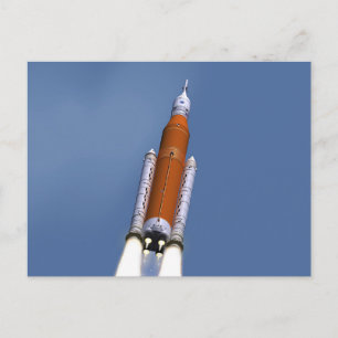 NASA SLS Weltraumstartsystem Postkarte