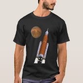 NASA SLS Weltraumstartsystem T-Shirt (Vorderseite)