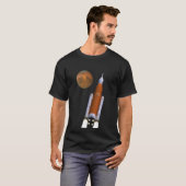 NASA SLS Weltraumstartsystem T-Shirt (Vorne ganz)