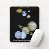 NASA SOLAR SYSTEM Mousepad (Mit Mouse)
