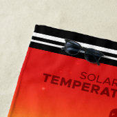 NASA Sonnensystem Planet Warmkältetemperatur Strandtuch (Beispiel)