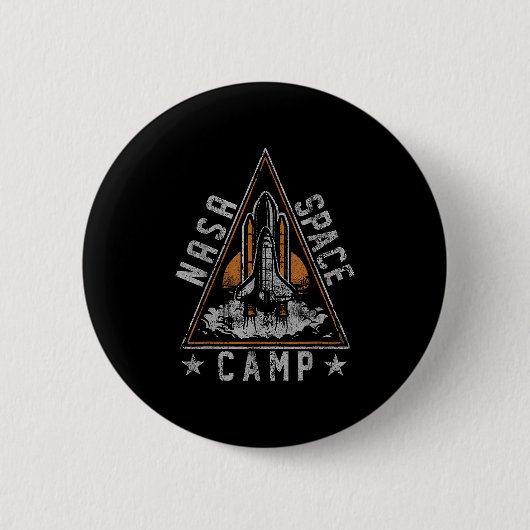 Nasa Space Camp Triangle Button (Vorderseite)