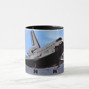 NASA Space Shuttle Atlantis landet auf Edwards AFB Tasse