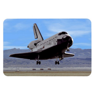 NASA Space Shuttle Atlantis Landung Edwards AFB Magnet