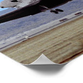NASA Space Shuttle Atlantis Landung Edwards AFB Poster (Ecke)