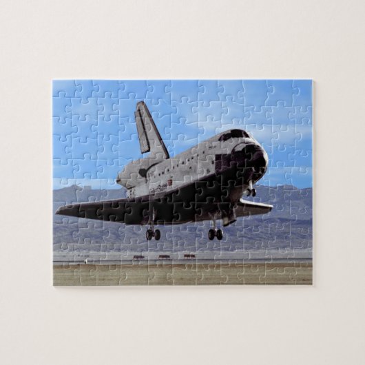 NASA Space Shuttle Atlantis Landung Edwards AFB Puzzle (Horizontal)