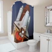 NASA Space Shuttle Atlantis Start STS-45 Duschvorhang (Beispiel)