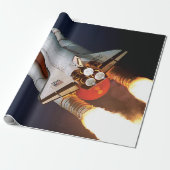 NASA Space Shuttle Atlantis Start STS-45 Geschenkpapier (Ungerollt)