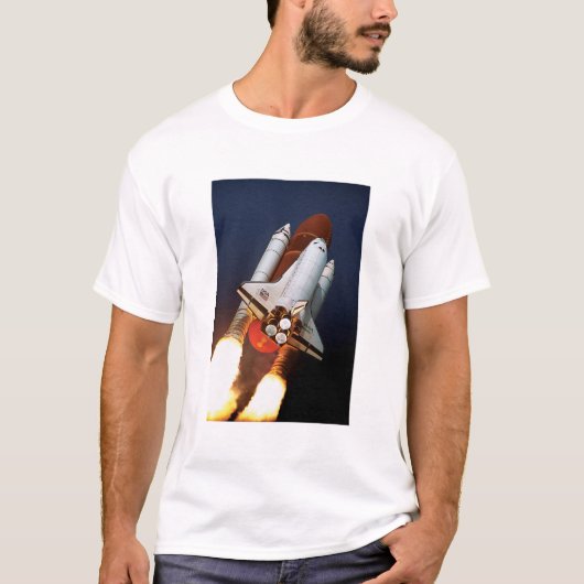 NASA Space Shuttle Atlantis Start STS-45 T-Shirt (Vorderseite)
