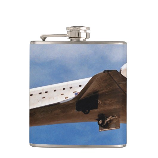NASA Space Shuttle Atlantis STS-30 Landing Flachmann (Vorderseite)