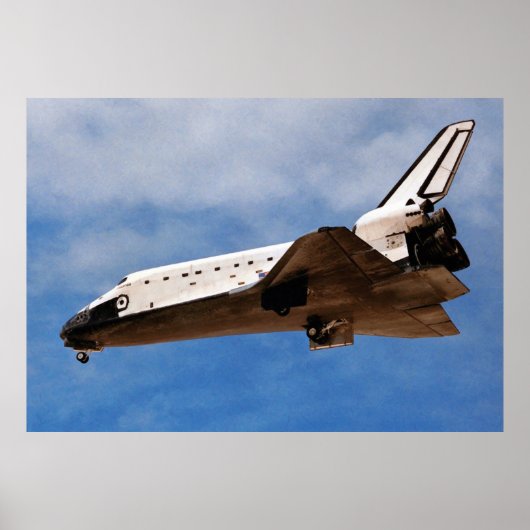 NASA Space Shuttle Atlantis STS-30 Landing Poster (Vorne)