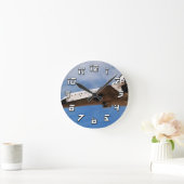 NASA Space Shuttle Atlantis STS-30 Landing Runde Wanduhr (Zuhause)