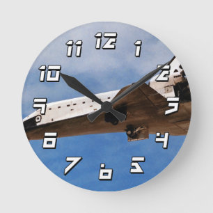 NASA Space Shuttle Atlantis STS-30 Landing Runde Wanduhr