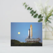 NASA Space Shuttle Atlantis STS-86 Launch Rollout Postkarte (Stehend Vorderseite)