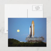 NASA Space Shuttle Atlantis STS-86 Launch Rollout Postkarte (Vorne/Hinten)