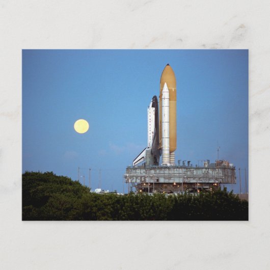 NASA Space Shuttle Atlantis STS-86 Launch Rollout Postkarte (Vorderseite)