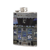 NASA Space Shuttle Cockpit Earth Orbit Window View Flachmann (Links)