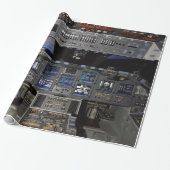 NASA Space Shuttle Cockpit Earth Orbit Window View Geschenkpapier (Ungerollt)