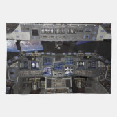 NASA Space Shuttle Cockpit Earth Orbit Window View Geschirrtuch (Horizontal)