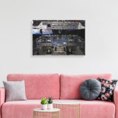 NASA Space Shuttle Cockpit Earth Orbit Window View Leinwanddruck (Insitu (Wohnzimmer))