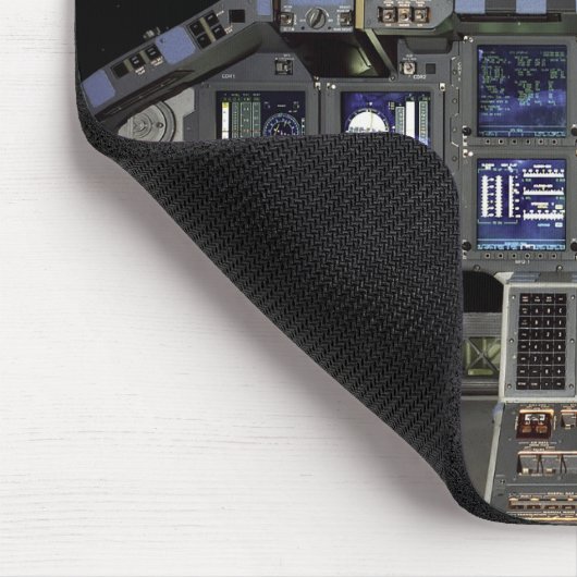 NASA Space Shuttle Cockpit Earth Orbit Window View Mousepad (Ecke)