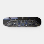 NASA Space Shuttle Cockpit Earth Orbit Window View Skateboard (Horizontal)