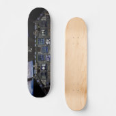 NASA Space Shuttle Cockpit Earth Orbit Window View Skateboard (Vorderseite)