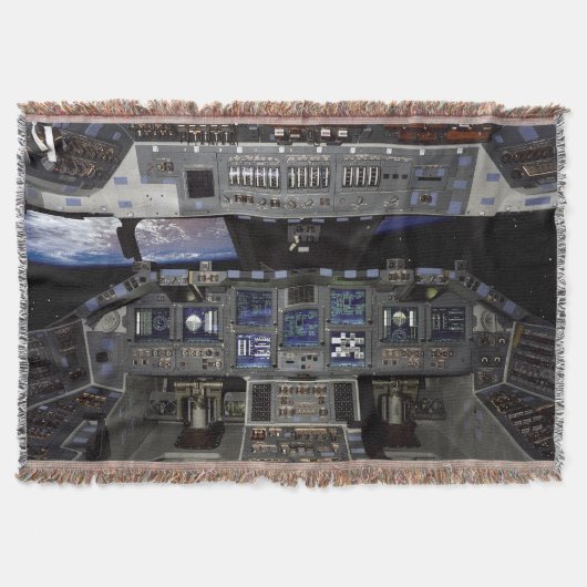 NASA Space Shuttle Cockpit Erdorbit-Fensterblick Decke (Vorderseite)
