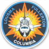 NASA Space Shuttle Columbia STS-3 Aufkleber (Vorderseite)