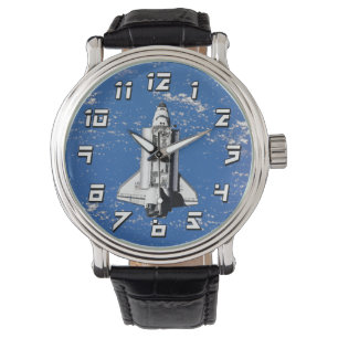 NASA Space Shuttle Discovery Earth Orbit Armbanduhr