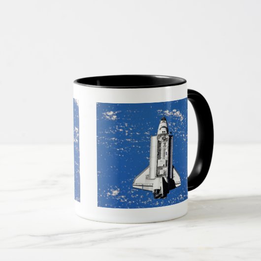 NASA Space Shuttle Discovery Earth Orbit Tasse (VorderseiteRechts)