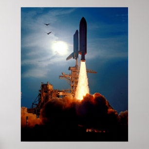 NASA Space Shuttle Discovery Start STS-64 Poster