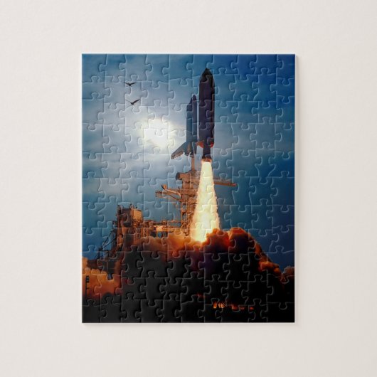 NASA Space Shuttle Discovery Start STS-64 Puzzle (Vertikal)