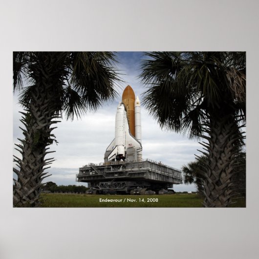 NASA / Space Shuttle Endeavour / 14. November 2008 Poster (Vorne)
