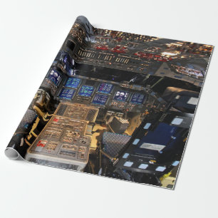 NASA Space Shuttle Endeavour Flug Deck Cockpit Geschenkpapier