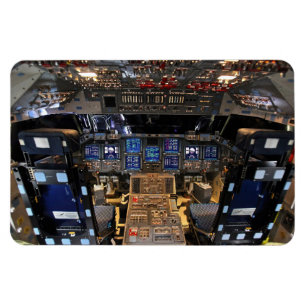 NASA Space Shuttle Endeavour Flugdeck Cockpit Magnet